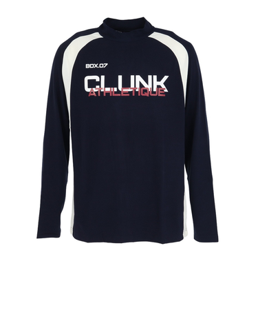 クランク（CLUNK）ゴルフウェア 長袖 ミップストレッチハイネックシャツ CL5STG55 NVY