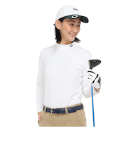 フィドラ（FIDRA）ゴルフウェア 長袖 吸汗速乾ベアスムースハイネック FD5SUG04 WHT