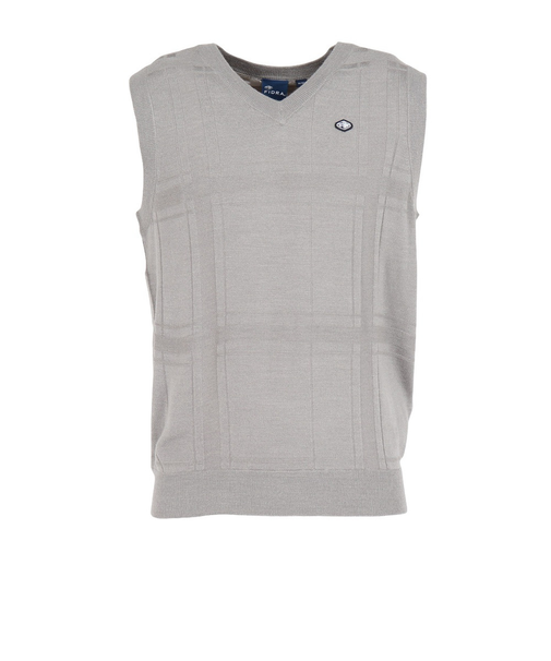 フィドラ（FIDRA）ゴルフウェア 防風 Vネックベスト FD5STK02 GRY