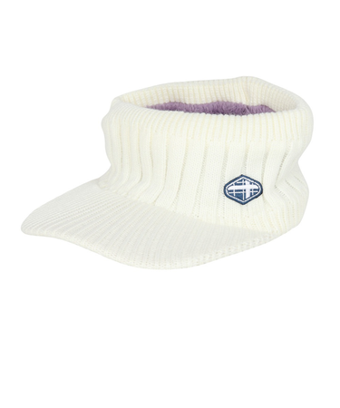 フィドラ（FIDRA）帽子 ニットバイザー FD5SWD18 WHT