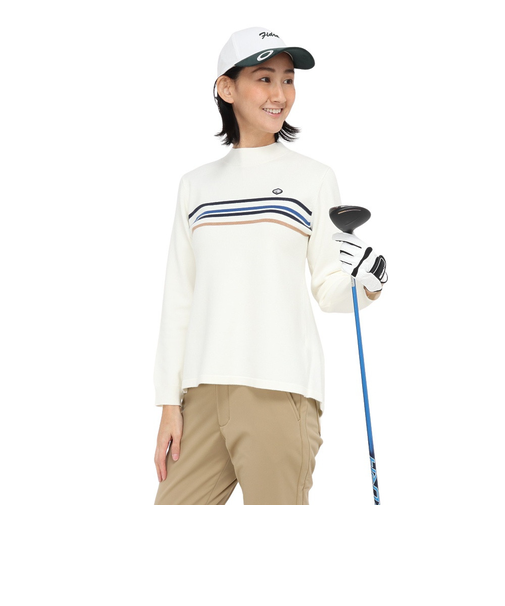 フィドラ（FIDRA）ゴルフウェア フレアニットチュニック FD5SUQ25 WHT