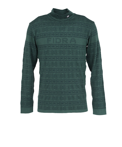 フィドラ（FIDRA）ゴルフウェア フェアアイル成形ハイネックシャツ