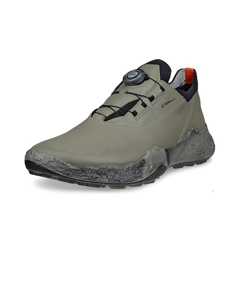 Ecco ゴルフシューズ グレー ボア ECCO GOLF LT1 BOA Men メンズ レザーウォータープルーフゴルフ