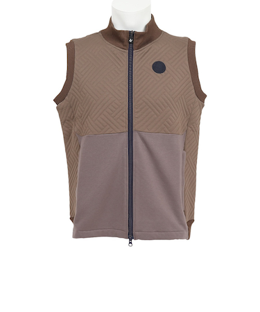 クランク（CLUNK）ゴルフウェア キルトJQコンビベスト CL5STK51 BEG