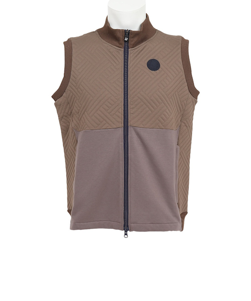 クランク（CLUNK）ゴルフウェア キルトJQコンビベスト CL5STK51 BEG