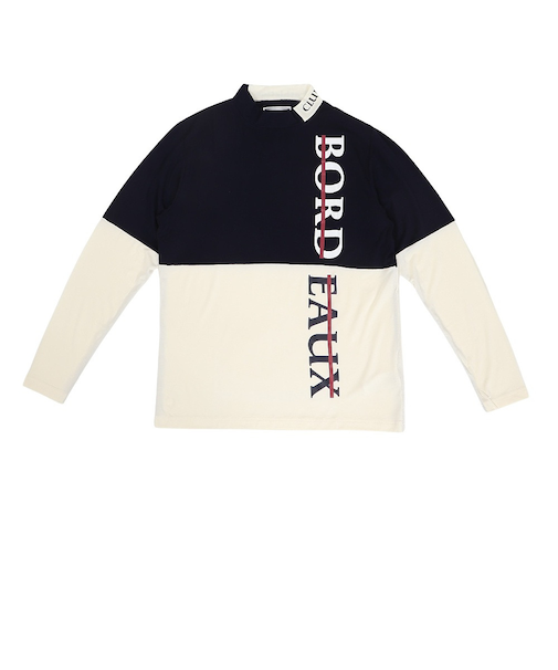 クランク（CLUNK）ゴルフウェア 2トーンハイネックシャツ CL5STG54 NVY