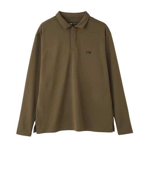 ゴルフウェア 長袖ポロシャツ FV5UTG09 KHK