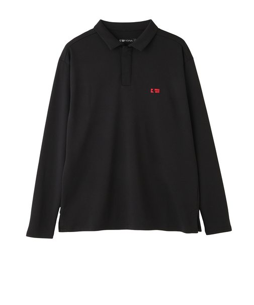 ゴルフウェア 長袖ポロシャツ FV5UTG09 BLK