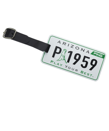ピン（PING）AC-N2602 MR.PINGライセンスプレートネームタグ 39010-01 WH