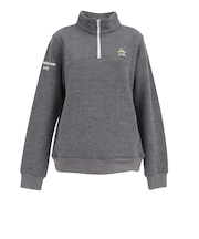 マンシング（MUNSING）ゴルフウェア 吸湿発熱 スタンドカラー ハーフジップ カットソー MG5FSW81L GY00