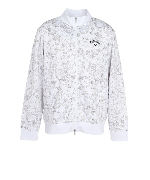 キャロウェイ（CALLAWAY）ゴルフウェア フルドットプリント ダンボールフルジップ スウェット C24217101-1030