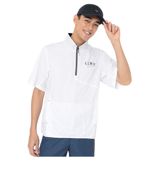 キャロウェイ(CALLAWAY)ゴルフウェア 8WAYストレッチ 撥水半袖ブルゾン C26116100-1030