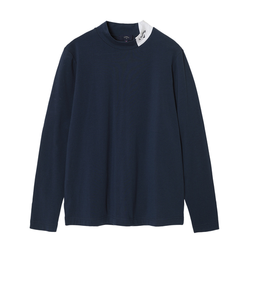 キャロウェイ（CALLAWAY）ゴルフウェア コットンストレッチ 長袖モックネックシャツ C26133201-1120