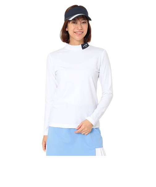 キャロウェイ（CALLAWAY）ゴルフウェア コットンストレッチ 長袖モックネックシャツ C26133201-1030