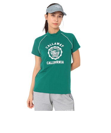キャロウェイ（CALLAWAY）ゴルフ コットンストレッチ 半袖モックネックシャツ C26134201-1140