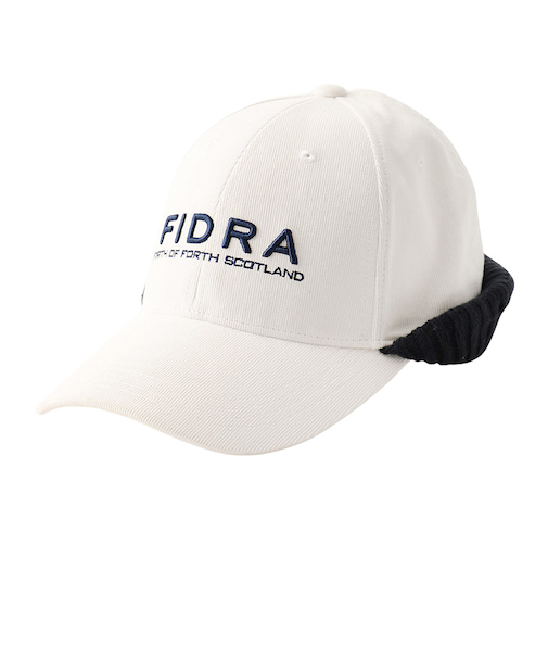 フィドラ（FIDRA）帽子 ニット耳当て付きキャップ FD5SVA09 WHT