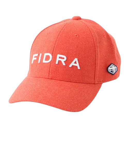 フィドラ（FIDRA）ゴルフ 帽子 ピーチ起毛キャップ FD5SVA08 RED