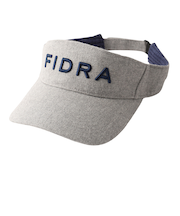 フィドラ(FIDRA)ゴルフ 帽子 ピーチ起毛バイザー FD5SVD10 GRY