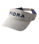 フィドラ（FIDRA）ゴルフ 帽子 ピーチ起毛バイザー FD5SVD10 GRY