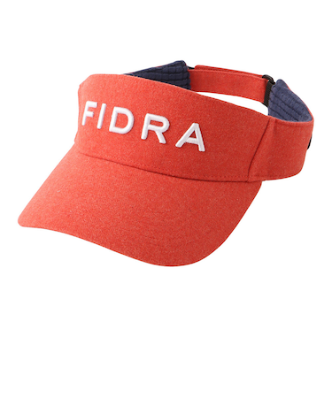 フィドラ（FIDRA）帽子 ピーチ起毛バイザー FD5SVD10 RED