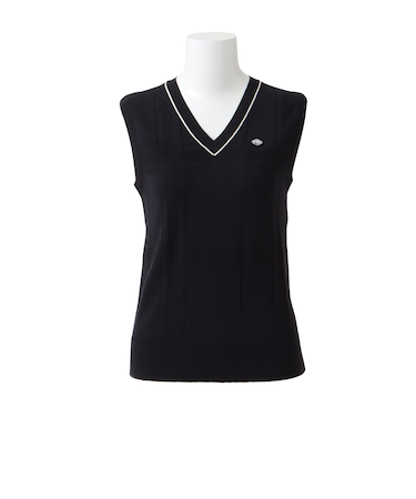 フィドラ（FIDRA）ゴルフウェア Vネックベスト FD5SUK02 NVY