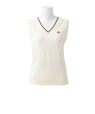 フィドラ（FIDRA）ゴルフウェア Vネックベスト FD5SUK02 WHT