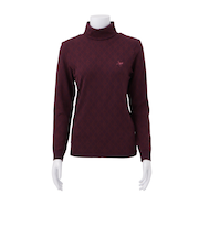 クランク(CLUNK)ゴルフウェア 長袖 成形ジャガ-ドシャツ CL5SUG17 WIN