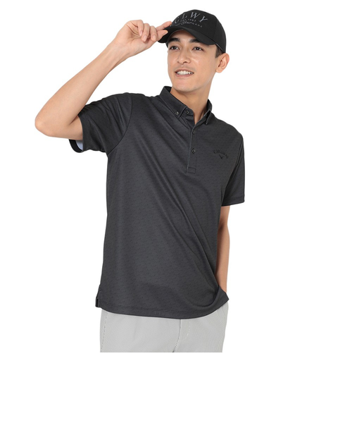 キャロウェイ（CALLAWAY）ゴルフウェア マイナス3℃裏クール総柄ボタン