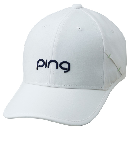 ピン（PING）帽子 サングラスホルダーキャップ ホワイト HW-L2602 WH 38983