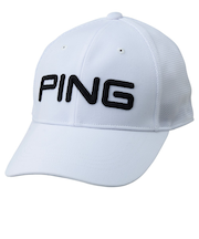 ピン（PING）帽子 メッシュキャップ ホワイト HW-U2604 WH 38995