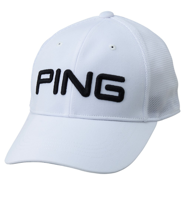 ピン（PING）帽子 メッシュキャップ ホワイト HW-U2604 WH 38995