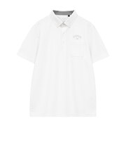 キャロウェイ（CALLAWAY）ゴルフウェア DRYPLUS 鹿の子ボタンダウン半袖シャツ C26134160-1030
