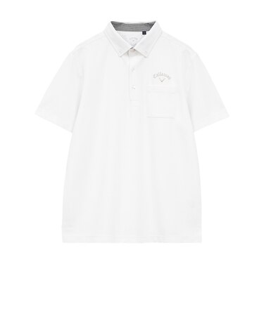 キャロウェイ（CALLAWAY）ゴルフウェア DRYPLUS 鹿の子ボタンダウン半袖シャツ C26134160-1030