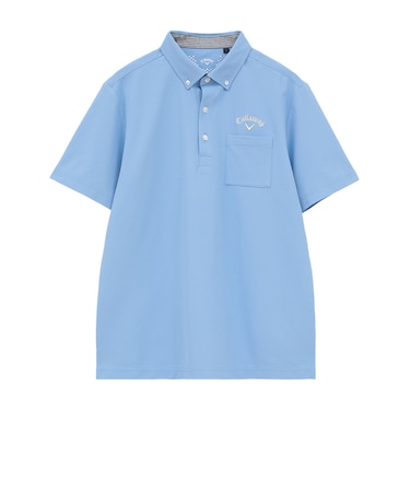 キャロウェイ（CALLAWAY）ゴルフウェア DRYPLUS 鹿の子ボタンダウン半袖シャツ C26134160-1110