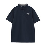 キャロウェイ（CALLAWAY）ゴルフウェア DRYPLUS 鹿の子ボタンダウン半袖シャツ C26134160-1120