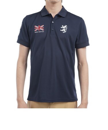 アドミラル ゴルフ（Admiral GOLF）ゴルフウェア フラッグ ポロシャツ ADMA614-NVY