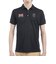 アドミラル ゴルフ（Admiral GOLF）ゴルフウェア フラッグ ポロシャツ ADMA614-BLK