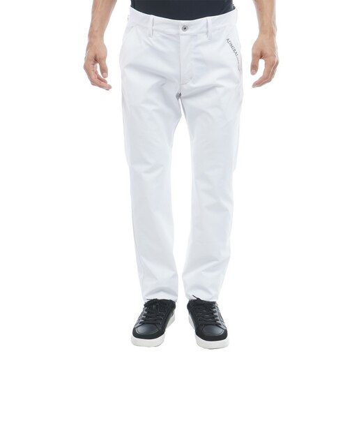 アドミラル ゴルフ（Admiral GOLF）ゴルフウェア 透け防 ストレートパンツ ADMA620-WHT