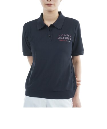 ゴルフウェア クラシック 半袖ポロシャツ THLA603-NVY