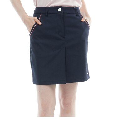 ゴルフウェア ツイルミドル丈 タイトスカート THLA613-NVY
