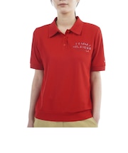 ゴルフウェア クラシック 半袖ポロシャツ THLA603-RED