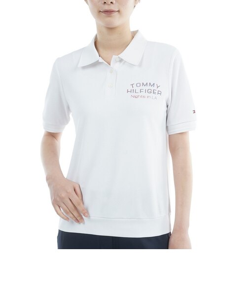 ゴルフウェア クラシック 半袖ポロシャツ THLA603-WHT