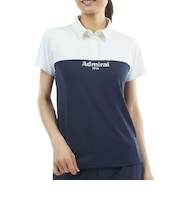 アドミラル ゴルフ（Admiral GOLF）ゴルフウェア カラタッチプラス ツートンカラーシャツ ADLA623-WHT