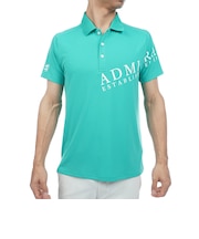 アドミラル ゴルフ（Admiral GOLF）ゴルフウェア カラタッチプラス ロゴポロシャツ ADMA638-GRN