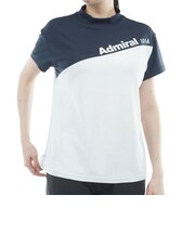 アドミラル ゴルフ（Admiral GOLF）ゴルフ 半袖 汗染み防止 リラックス モックネックシャツ ADLA629-BLK