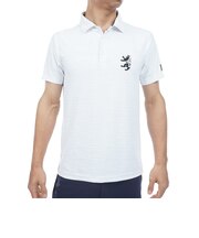 アドミラル ゴルフ（Admiral GOLF）ゴルフウェア ハイテンションジャカード シャツ ADMA633-WHT