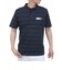 ゴルフウェア メッシュボーダー 半袖ポロシャツ THMA621-NVY