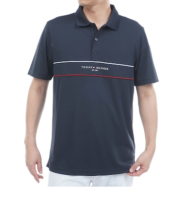 ゴルフウェア スタンダード ロゴポロシャツ THMA613-NVY