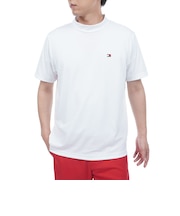 ゴルフウェア ハイブリッド 半袖モックシャツ THMA605-WHT