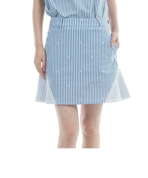 ゴルフウェア サイドフレア スカート THLA623-BLU